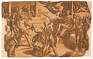 Peters og Paulus' martyrium by Antonio da Trento