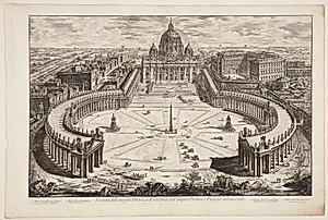 Peterspladsen by Giovanni Battista Piranesi