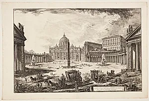 Peterspladsen by Giovanni Battista Piranesi
