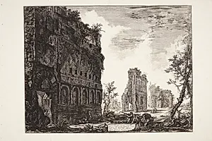 Piazza d'Oro ved Hadrians Villa i Tivoli by Giovanni Battista Piranesi