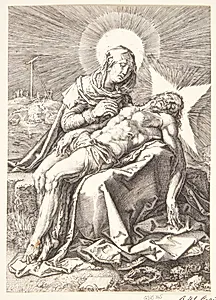 Pietà by Ubekendt