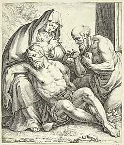 Pietà by Jacob Matham