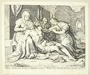 Pietà by Jacob Matham