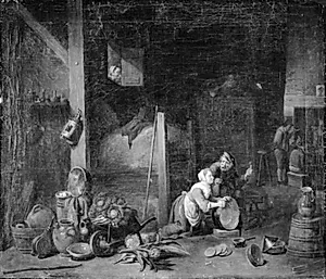 Pige skurer messingkedel by Thomas van Apshoven