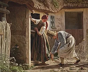 Pigen, der fanges i nettet