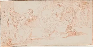 Pindars fødsel by Giuseppe Bartolomeo Chiari