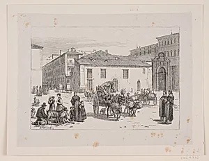 Plads i Rom by Waldemar Bøhme