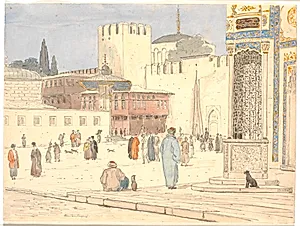 Pladsen foran porten Bab-i-Hümayun i Konstantinopel