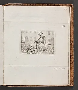 "Poleti i Borgergaden 1798" by Ubekendt