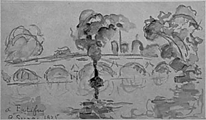 Pont Neuf, set mod Notre Dame by Paul Signac