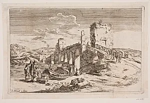 Ponte Milvio by Erasmus Sigismund Resch
