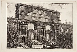 Porta Maggiore by Giovanni Battista Piranesi