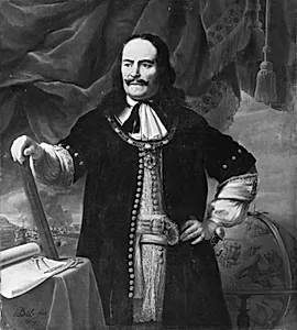 Portræt af admiral Michael Adriansz de Ruijter by Ferdinand Bol