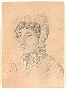 Portræt af ældre dame, muligvis konsul Bravos mor by H.W. Bissen