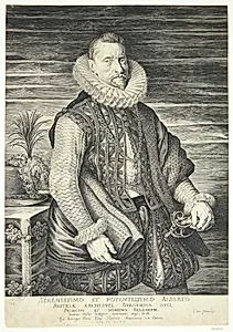 Portræt af Albert, ærkehertug af Østrig by Jan Harmensz. Muller
