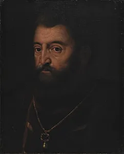 Portræt af Alfonso I d'Este af Ferrara by Ubekendt