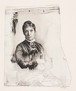 Portræt af Alma Bloch by Carl Bloch