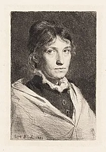 Portræt af Alma Bloch by Carl Bloch