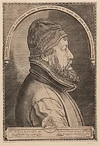 Portræt af Anders Sørensen Vedel by Johannes Wierix