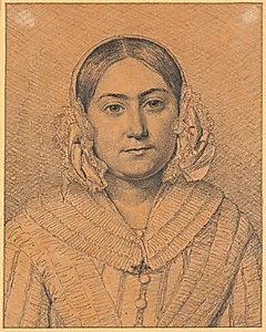 Portræt af Antoinette Christiane Købke by Christen Købke