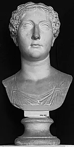 Portræt af Antonia d. Yngre, mor til kejser Claudius by Ubekendt