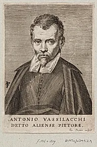 Portræt af Antonio Vassilacchi