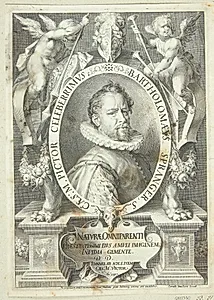 Portræt af Bartholomeus Spranger by Jan Harmensz. Muller