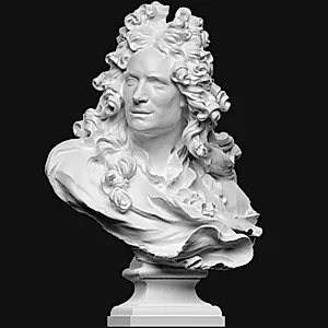 Portræt af billedhuggeren Corneille van Clève (1645-1732) by Ubekendt