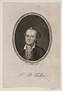Portræt af C. B. Tullin by Gerhard Ludvig Lahde