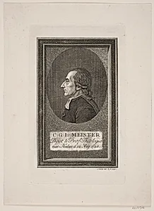 Portræt af C. G. L. Meister by Gerhard Ludvig Lahde