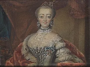 Portræt af Christian VI's dronning Sophie Magdalene