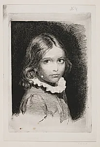 Portræt af Clara Emilie Rose Bloch by Carl Bloch