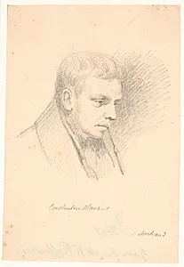 Portræt af Constantin Hansen by Wilhelm Marstrand