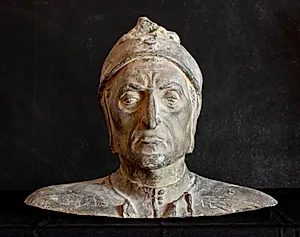 Portræt af Dante Alighieri (1265 - 1321) by Ubekendt