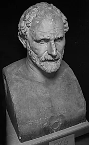 Portræt af Demosthenes (384-322 f.Kr.) by Ubekendt