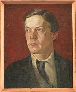 Portræt af den svenske maler Gustaf Wolmar