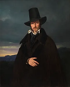 Portræt af den tyske maler Wilhelm von Kaulbach