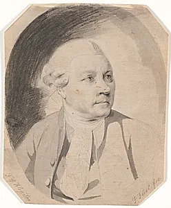 Portræt af digteren F.G. Klopstock (1724-1803) by Jens Juel