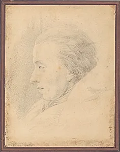Portræt af digteren Johannes Ewald (1743-81) by J.F. Clemens