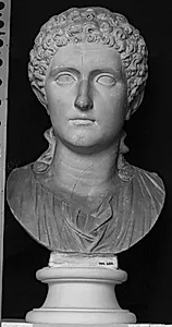 Portræt af Domitilla? gift med kejser Vespasian by Ubekendt