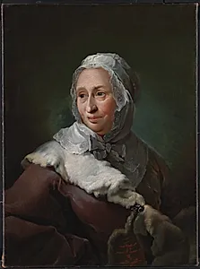 Portræt af Elisabeth Marie Fabritius, født d'Abbestée