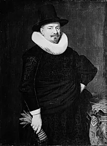 Portræt af en 38-årig mand by Cornelis van der Voort