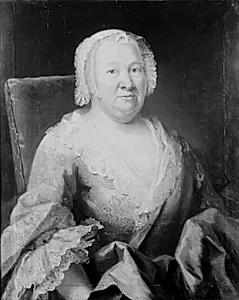 Portræt af en ældre dame by Johan Hörner