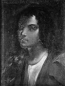Portræt af en yngre mand by Giorgione