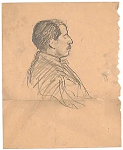 Portræt af Ernst Goldschmidt by Isakson, Karl