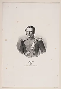 Portræt af F. D. Voss by Georg Hoffmann