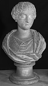 Portræt af Faustina d.y., gift med kejser Marcus Aurelius i 145 by Ubekendt
