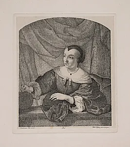 Portræt af Ferdinand Bols hustru by Vilhelm Kyhn