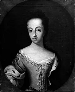 Portræt af Frederik IV's dronning, Louise by Ubekendt