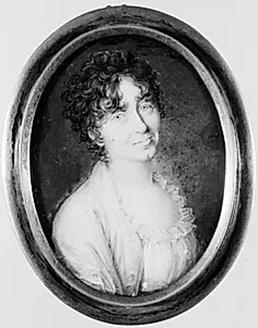 Portræt af fru Christine Marie Keilgaard by F.C. Camradt